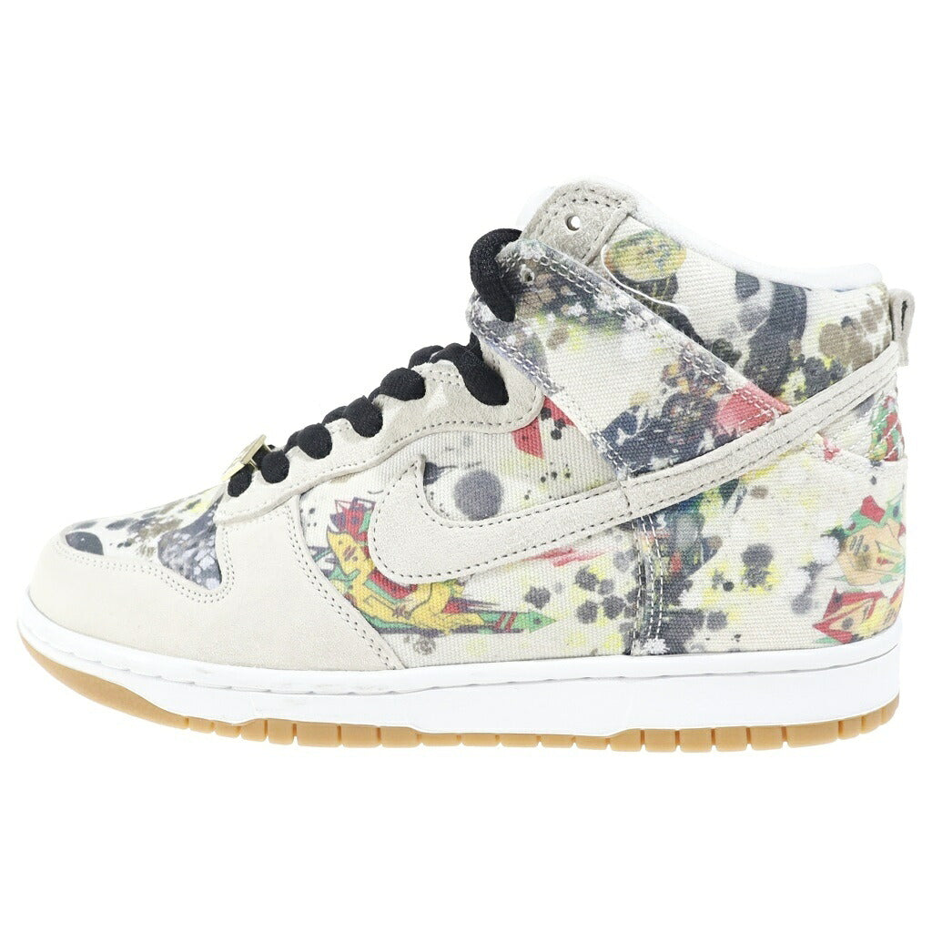 NIKE SB(ナイキエスビー) ×SUPREME DUNK HIGH RAMMELLZEE シュプリーム ダンク ラメルジー ローカットスニーカー マルチカラー US9/27cm FD8779-100