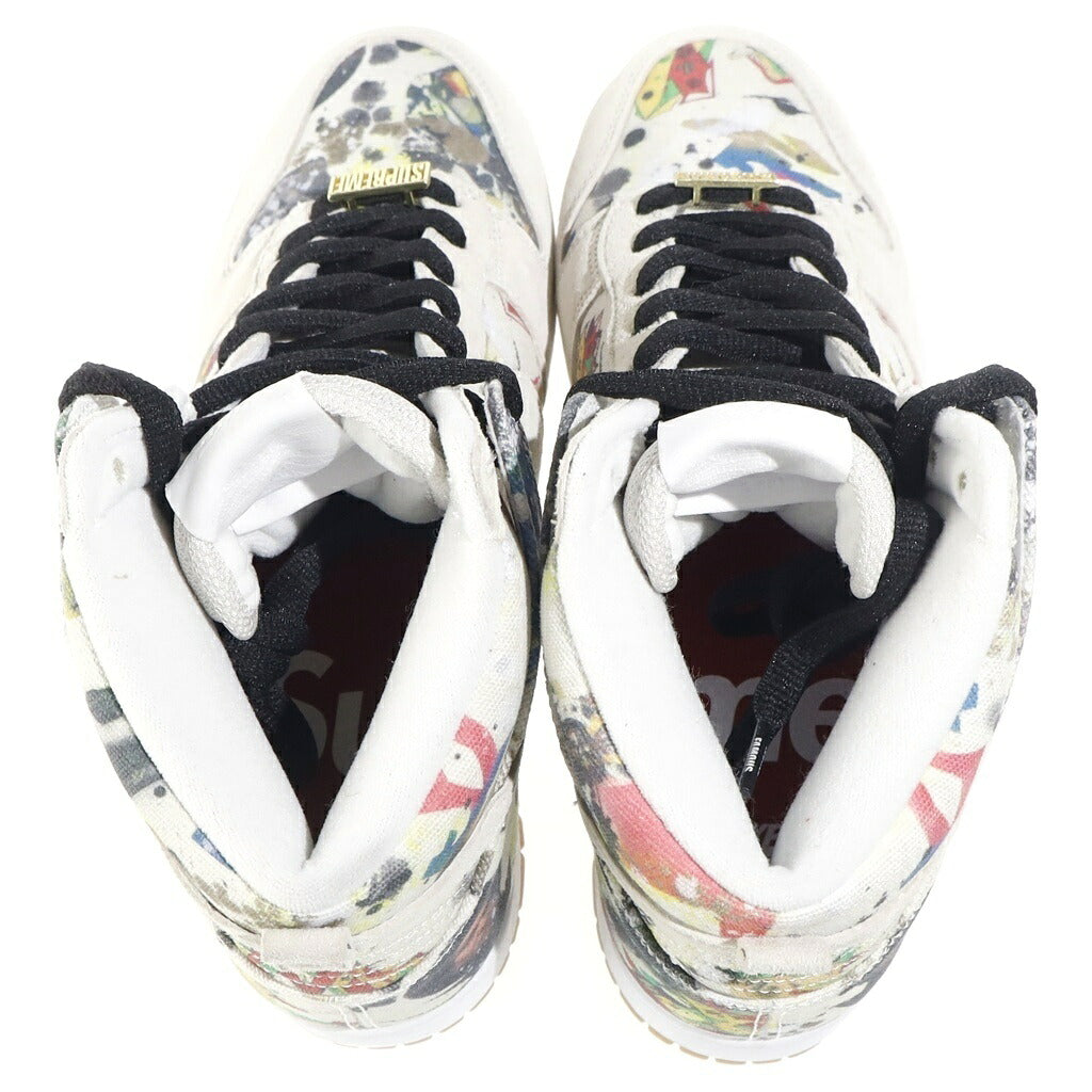 NIKE SB(ナイキエスビー) ×SUPREME DUNK HIGH RAMMELLZEE シュプリーム ダンク ラメルジー ローカットスニーカー マルチカラー US9/27cm FD8779-100