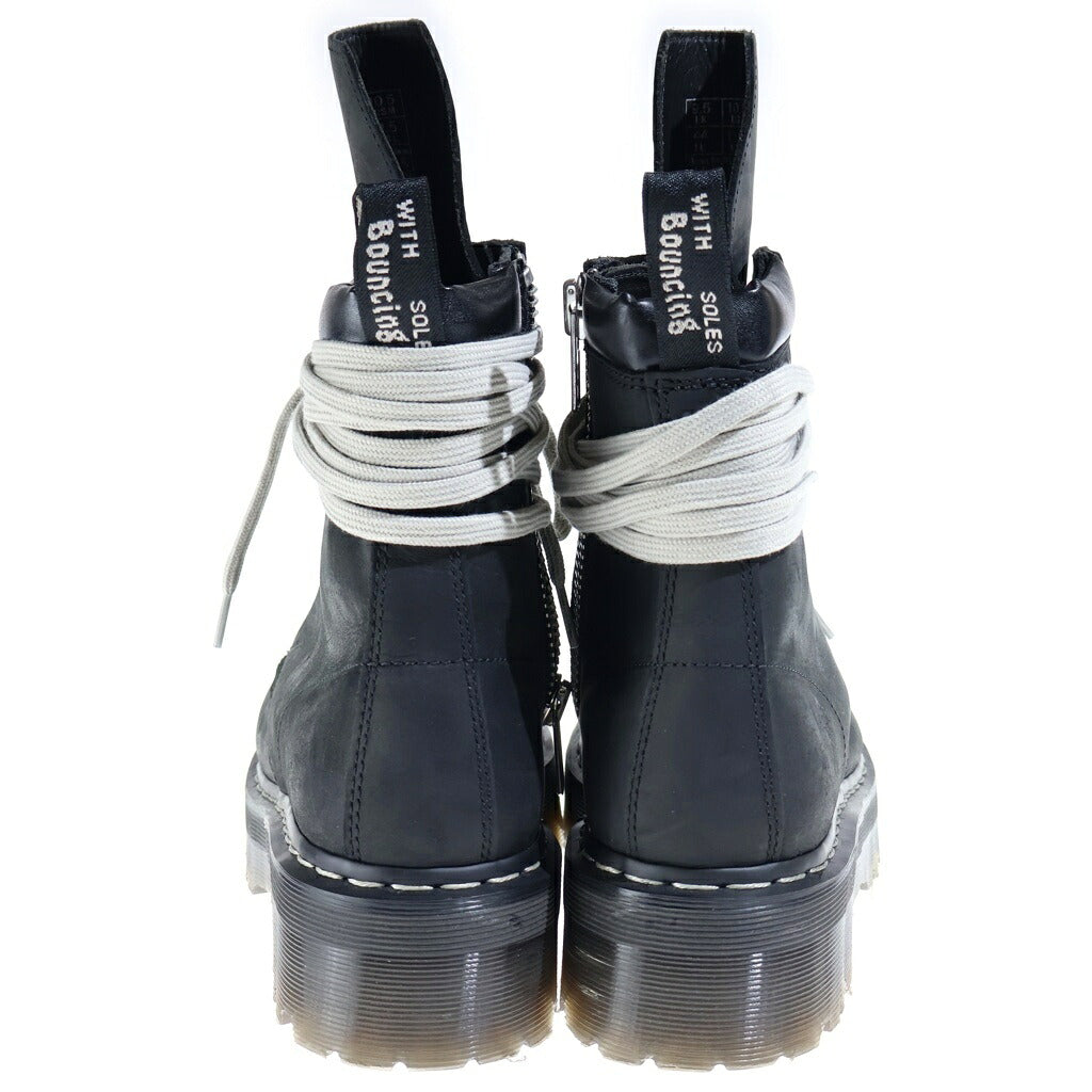 Rick Owens(リックオウエンス) ×Dr. Martens STEEL TOE QUAD ドクターマーチン スチールトゥ クアッド サイドジップブーツ ブラック 41819001