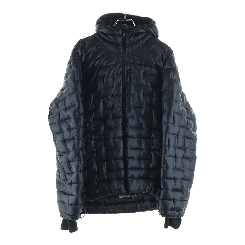 adidas(アディダス) TERREX CLIMAHEAT クライマヒート フーデッドナイロンダウンジャケット ブラック CY8757