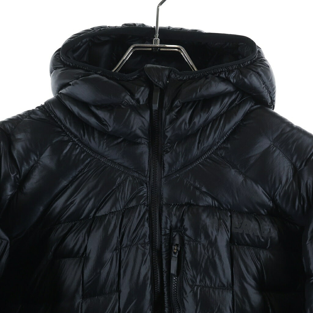adidas(アディダス) TERREX CLIMAHEAT クライマヒート フーデッドナイロンダウンジャケット ブラック CY8757