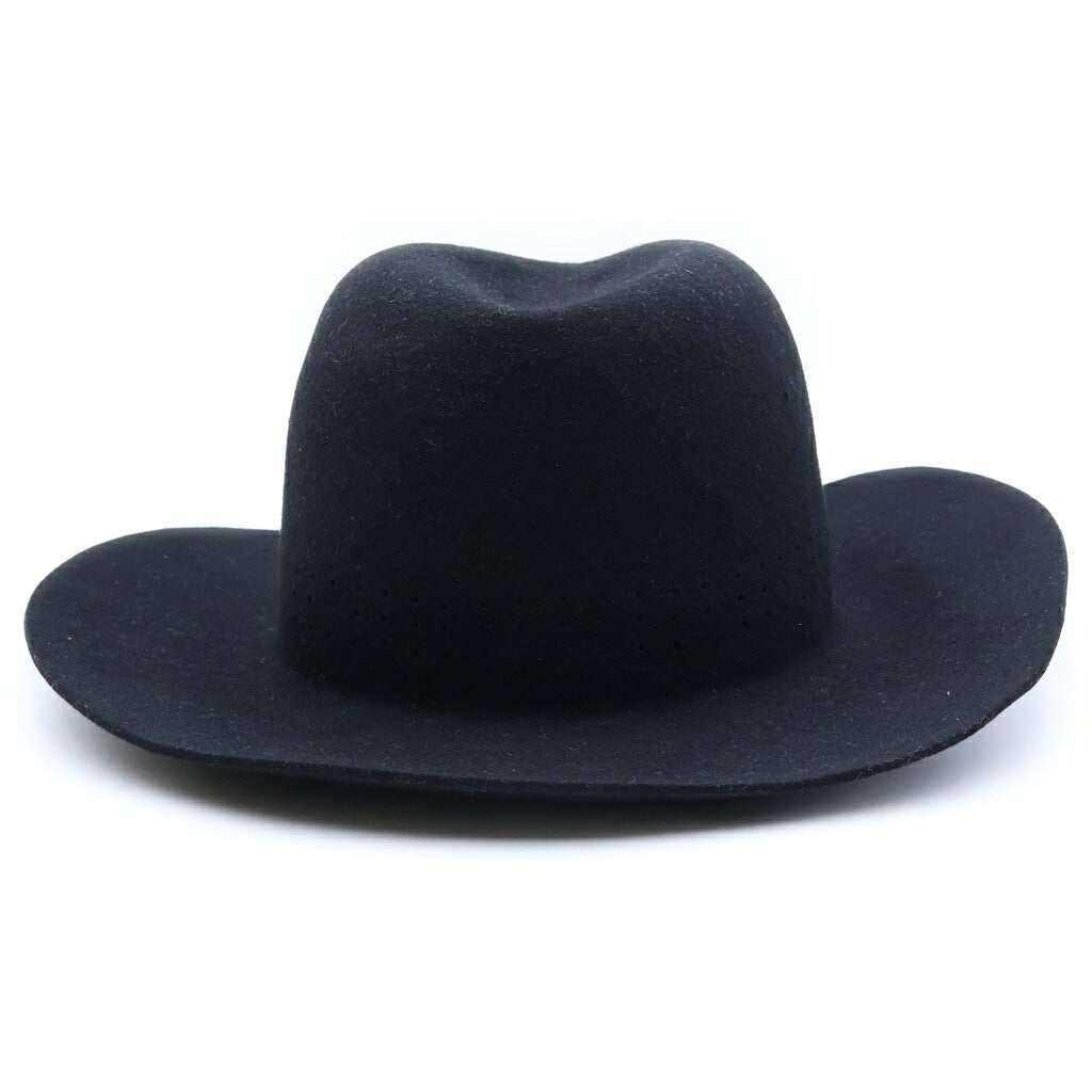 nonnative(ノンネイティブ) 25AW WANDERER HAT WOOL FELT ウールフェルト 中折れ ハット 帽子 ブラック NN-H4705