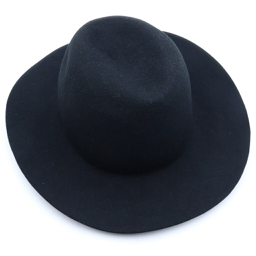 nonnative(ノンネイティブ) 25AW WANDERER HAT WOOL FELT ウールフェルト 中折れ ハット 帽子 ブラック NN-H4705