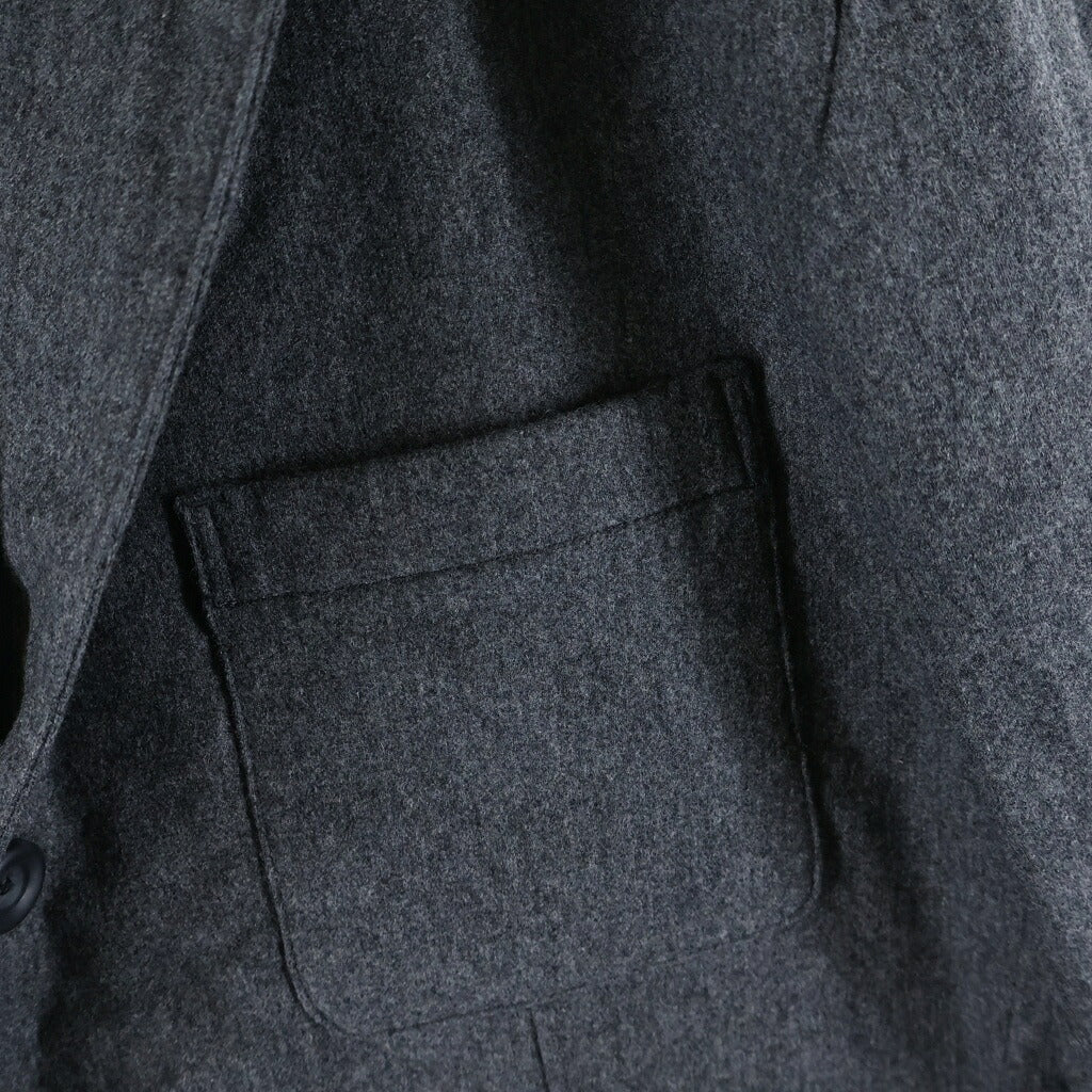 nonnative(ノンネイティブ) 20SS DWELLER 3B JACKET W/N/P LIGHT MELTON ドゥエラー ライトメルトン シングル3Bテーラードジャケット グレー NN-J3803