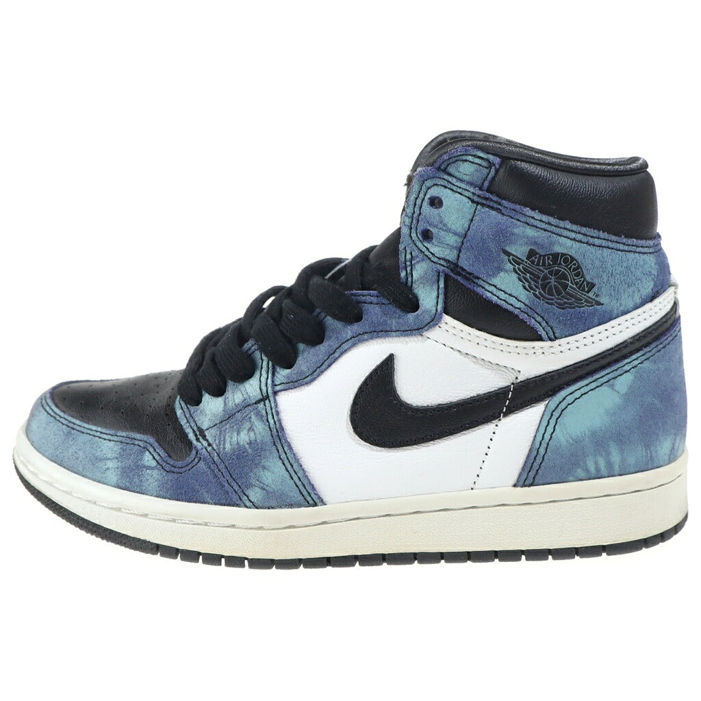 NIKE(ナイキ) WMNS AIR JORDAN 1 HIGH OG TIE-DYE ウィメンズ エアジョーダン タイダイ ハイカットスニーカー ブルー US6/23cm CD0461-100