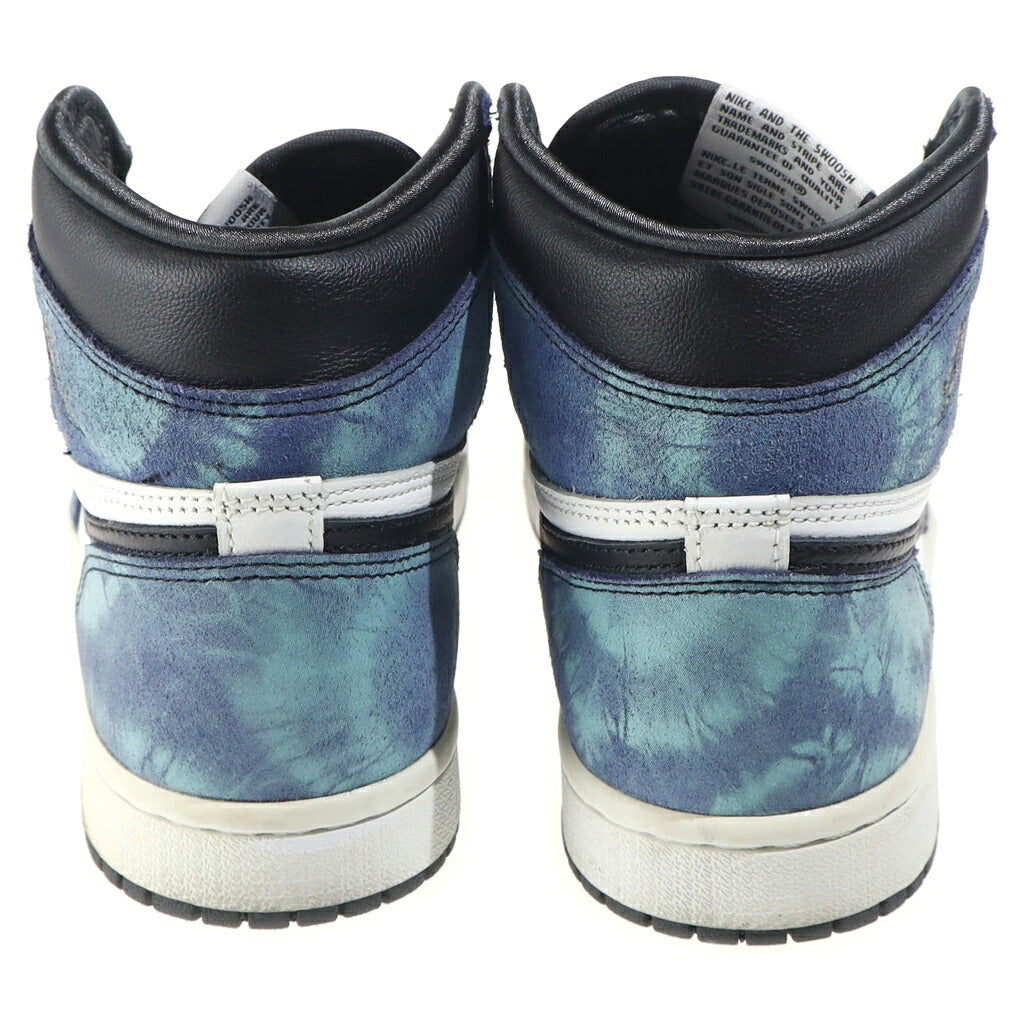 NIKE(ナイキ) WMNS AIR JORDAN 1 HIGH OG TIE-DYE ウィメンズ エアジョーダン タイダイ ハイカットスニーカー ブルー US6/23cm CD0461-100
