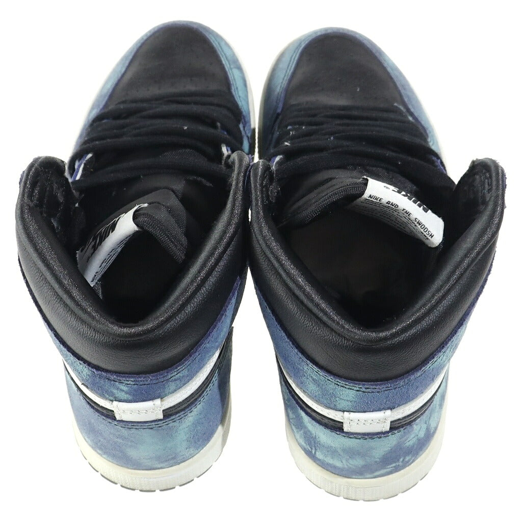 NIKE(ナイキ) WMNS AIR JORDAN 1 HIGH OG TIE-DYE ウィメンズ エアジョーダン タイダイ ハイカットスニーカー ブルー US6/23cm CD0461-100