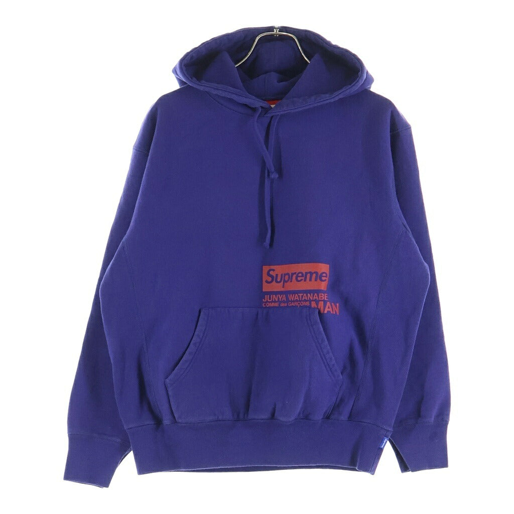SUPREME(シュプリーム) 21AW ×JUNYA WATANABE COMME des GARCONS MAN Hooded Sweatshirt ジュンヤワタナベコムデギャルソン ロイヤル プルオーバースウェットパーカー パープル