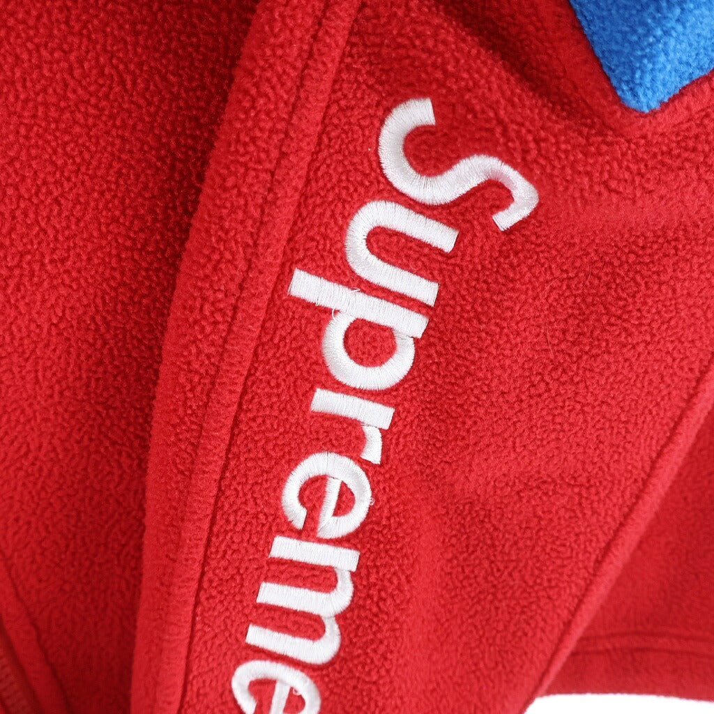 SUPREME(シュプリーム) 21AW ×Skittles Polartec Jacket スキットルズ ポーラテック フリースジャケット レッド