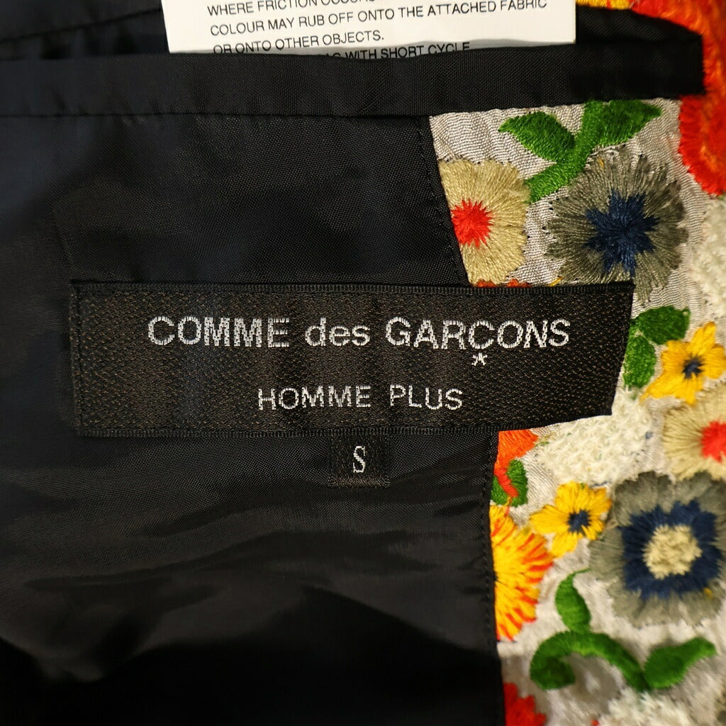 COMME des GARCONS HOMME PLUS(コムデギャルソンオムプリュス) 18SS AD2017 フラワーエンブロイダリー ジレベスト マルチ PA-V001