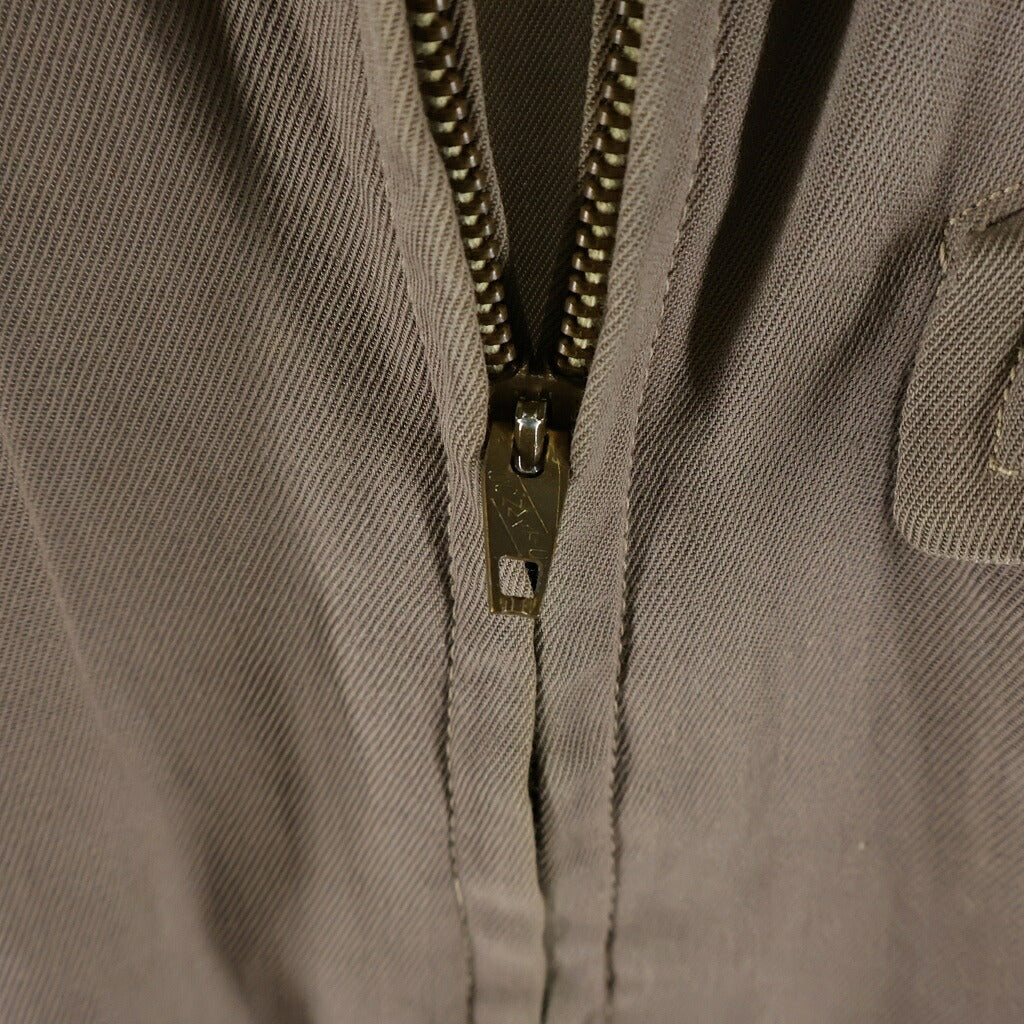 VINTAGE(ヴィンテージ) 50S VINTAGE WINDBREAKER GABARDINE JACKET ヴィンテージ ウールギャバジンジャケット ジップアップブルゾン ベージュ