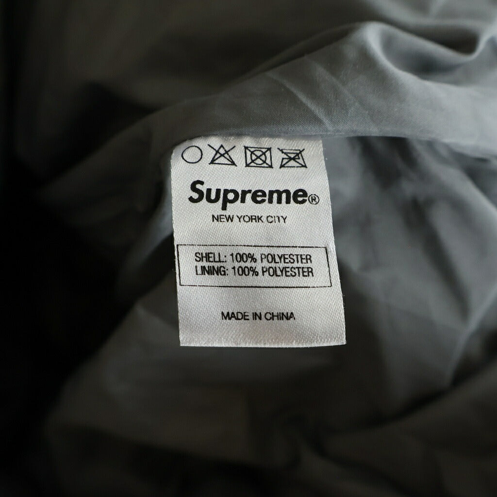 SUPREME(シュプリーム) 11AW Down Pullover Jacket プルオーバー フーデッドダウンジャケット ブラック