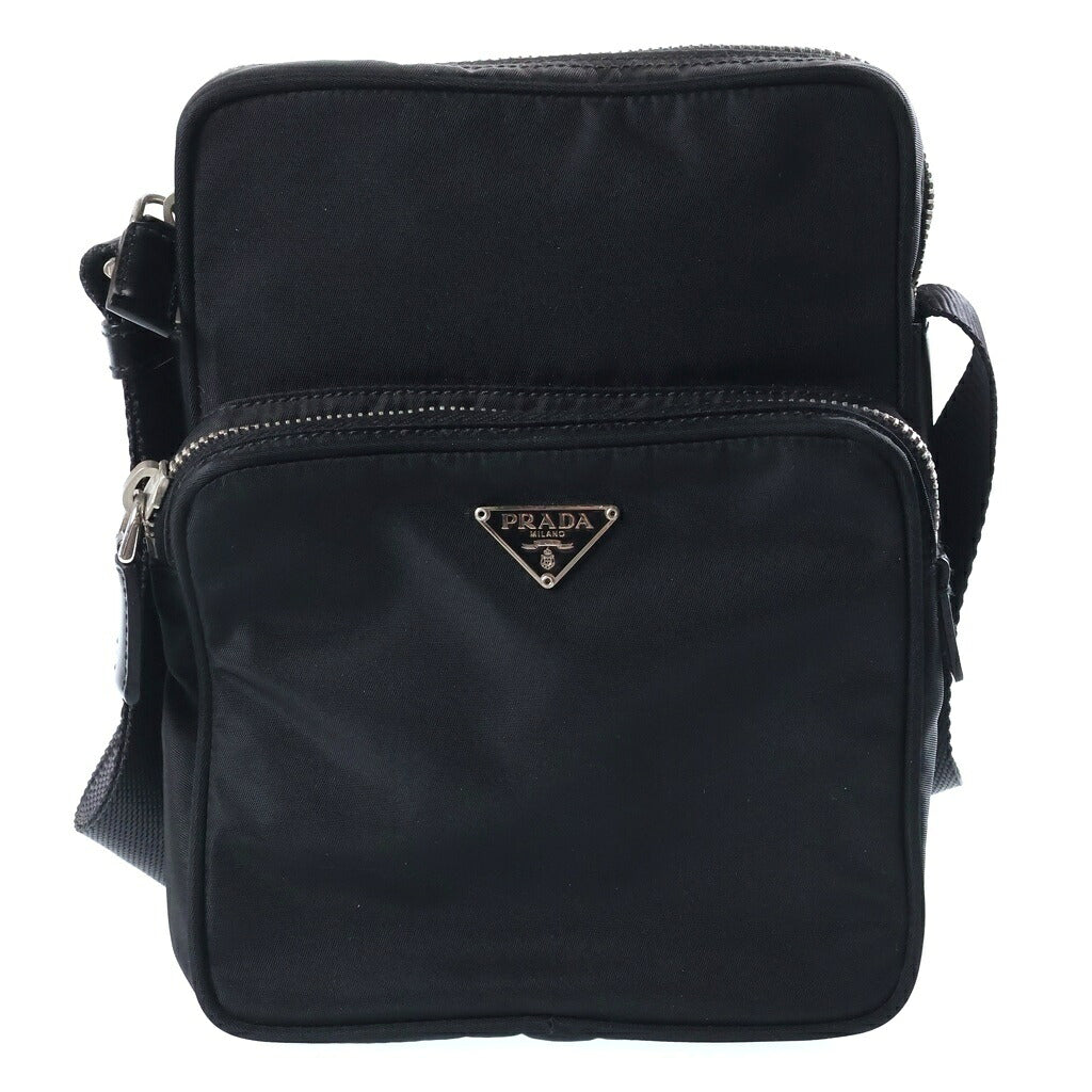 PRADA(プラダ) トライアングルロゴ ナイロン ショルダーバッグ ブラック BT0169