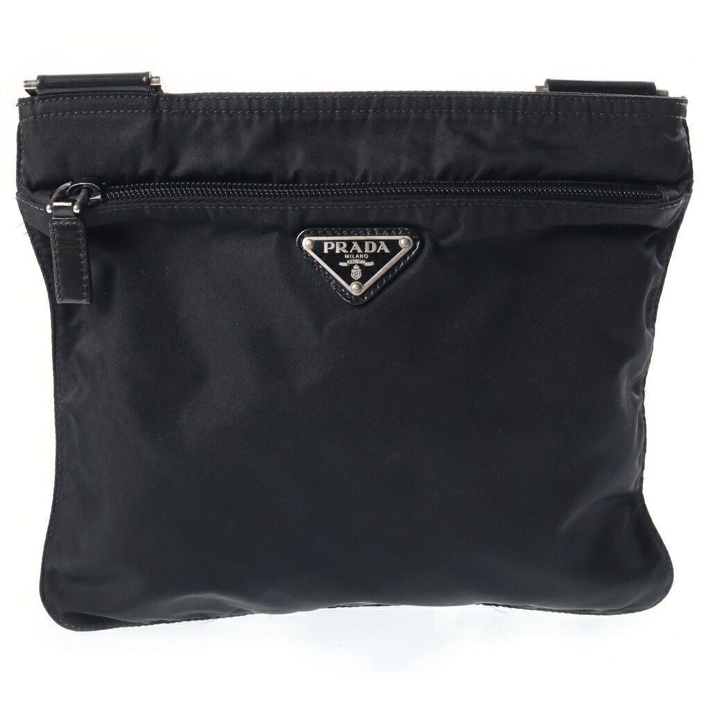 PRADA(プラダ) トライアングルロゴ ナイロン ショルダーバッグ ブラック BT0420