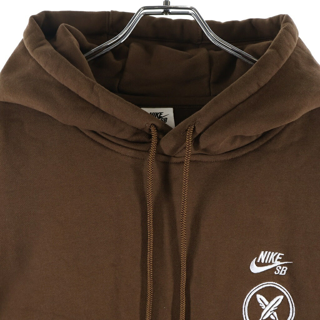 NIKE SB(ナイキエスビー) × YUTO HORIGOME SKATEBOARD FLEECE PULLOVER PARKA 堀米雄斗 スケートボード フリース フーデッド プルオーバー パーカー ブラウン FN0552-259