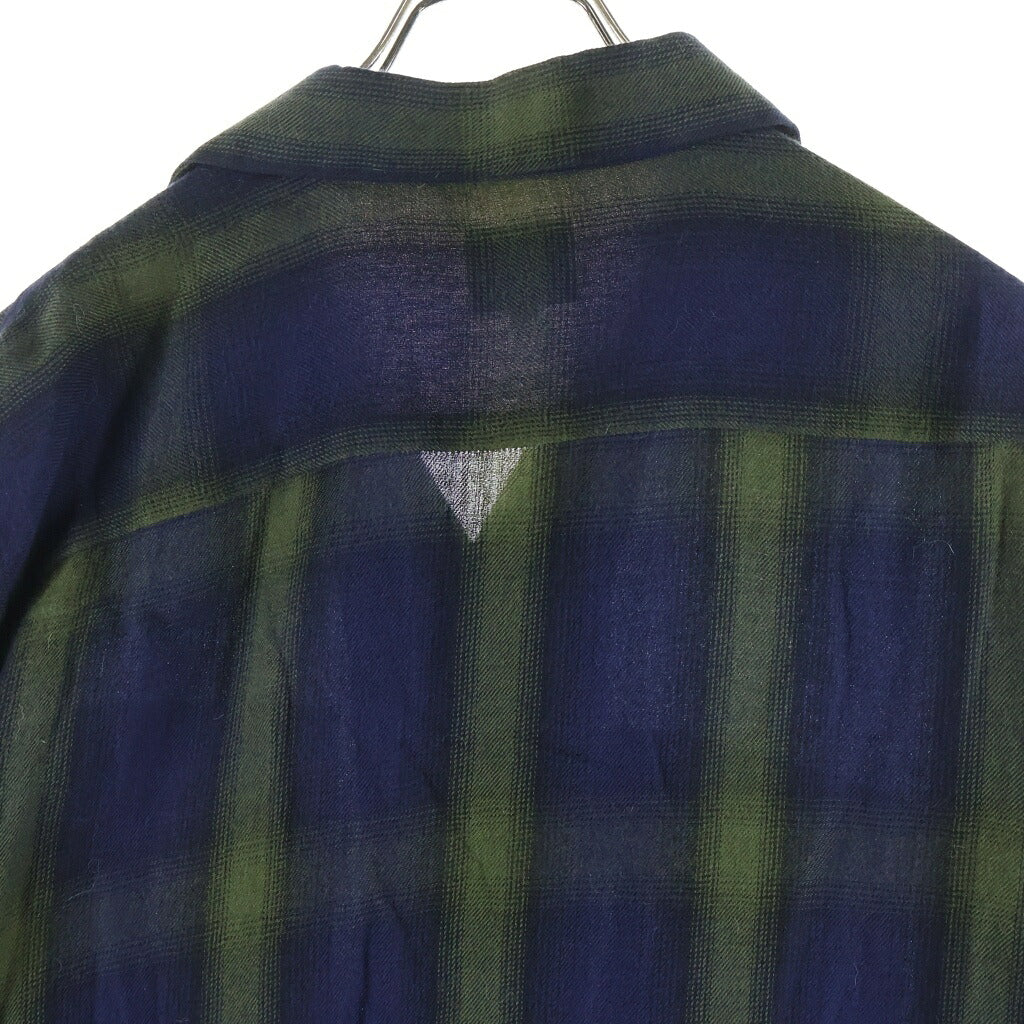 Needles(ニードルス) 22AW Classic Shirt レーヨン混 チェック 長袖クラシックシャツ マルチカラー LQ190