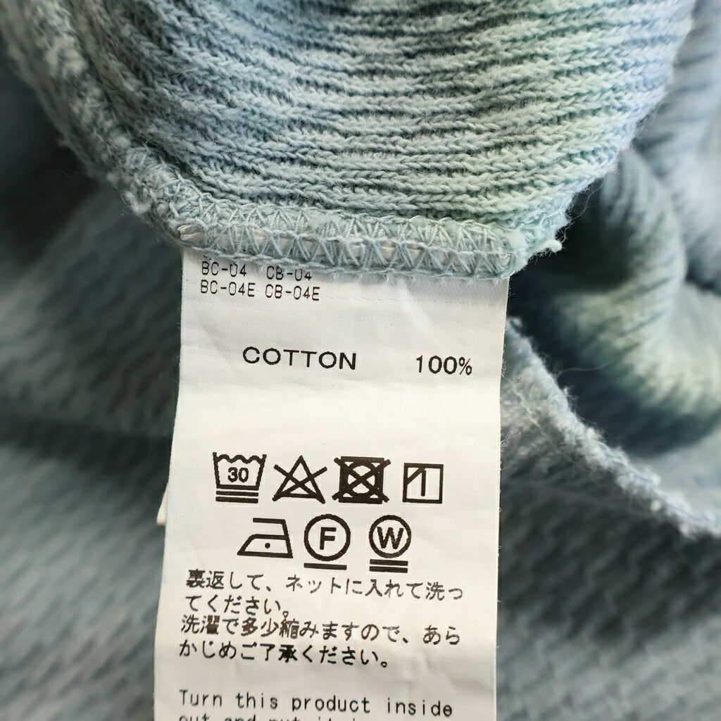 DAIRIKU(ダイリク) Tie-dye Thermal Tee タイダイ クルーネックサーマル長袖Tシャツ カットソー ライトブルー 21SS C-7
