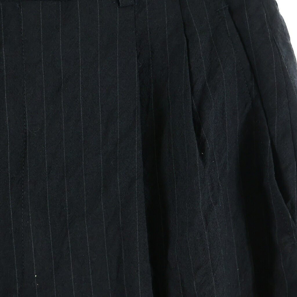 COMME des GARCONS HOMME(コムデギャルソンオム) 90-00S ARCHIVE SAMPLE アーカイブ 田中オム サンプル ストライプ ワイドパンツ ブラック/ホワイト