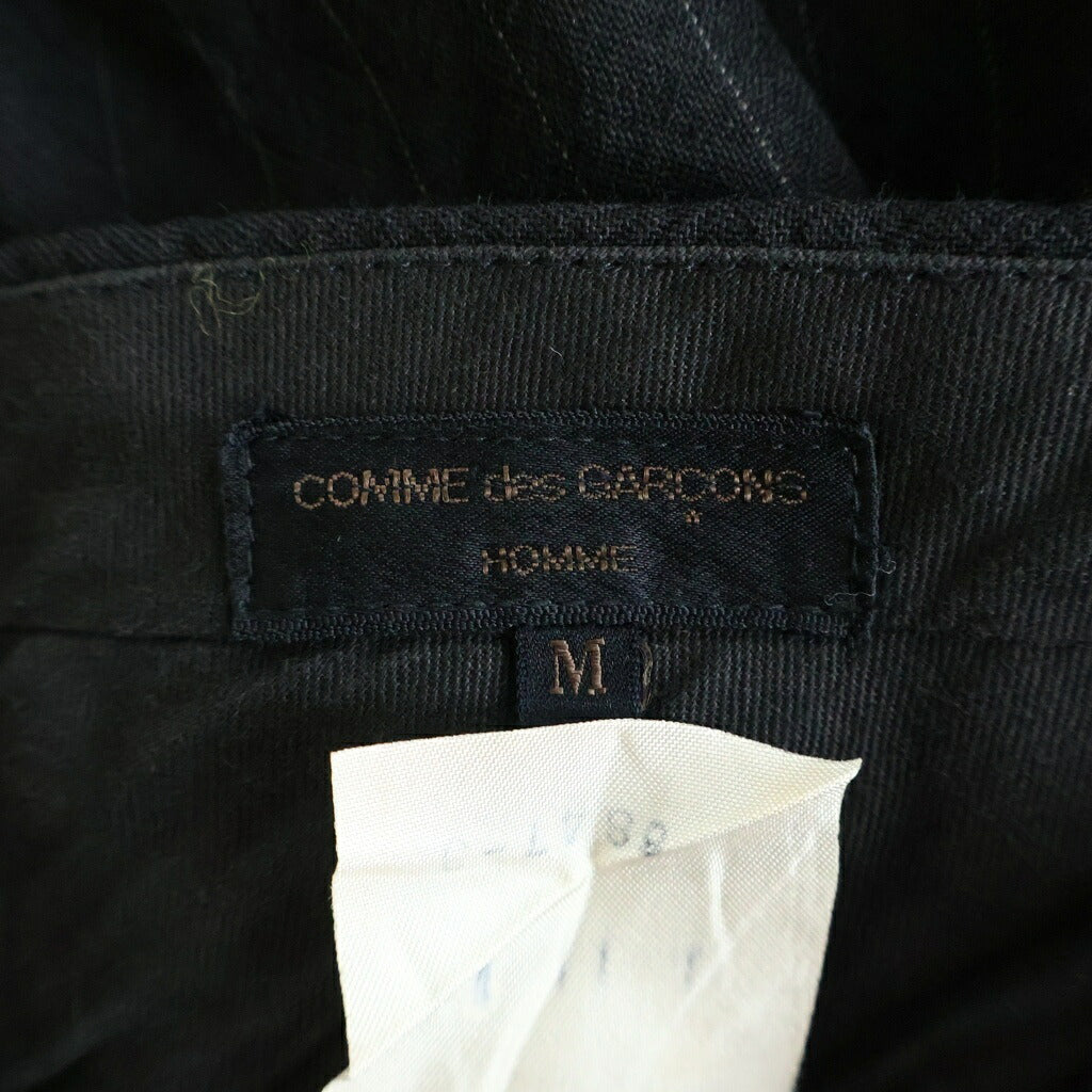 COMME des GARCONS HOMME(コムデギャルソンオム) 90-00S ARCHIVE SAMPLE アーカイブ 田中オム サンプル ストライプ ワイドパンツ ブラック/ホワイト