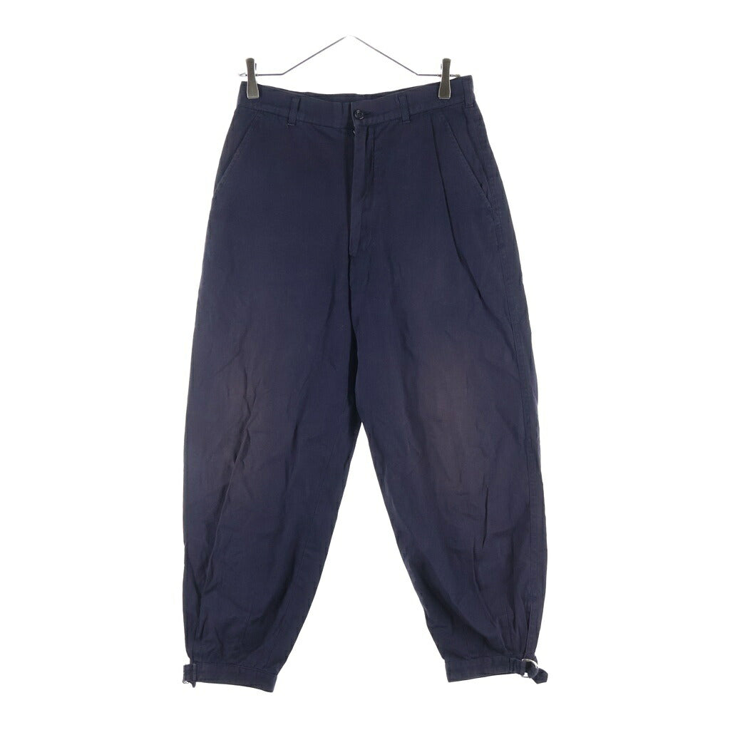 COMME des GARCONS HOMME PLUS(コムデギャルソンオムプリュス) 89SS AD1988 コットン ジップフライ ワークパンツ ネイビー PP-11063S