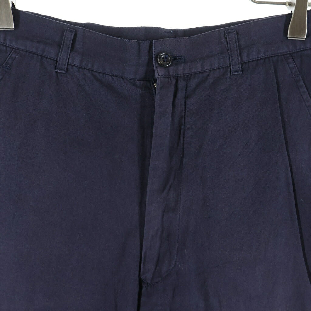 COMME des GARCONS HOMME PLUS(コムデギャルソンオムプリュス) 89SS AD1988 コットン ジップフライ ワークパンツ ネイビー PP-11063S
