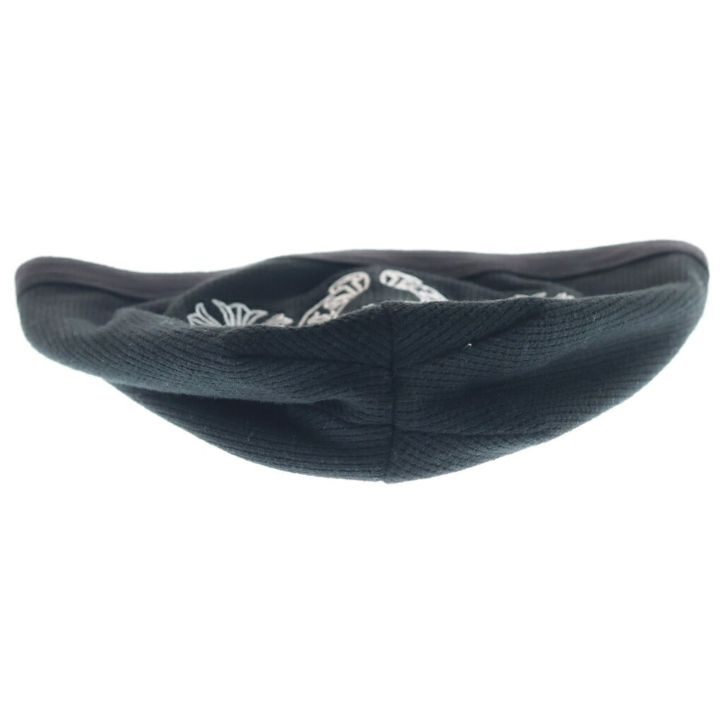 CHROME HEARTS(クロムハーツ) HORSESHOE THERMAL BEANIE ホースシューサーマルビーニー CHプラス刺繍ビーニー 帽子 ブラック