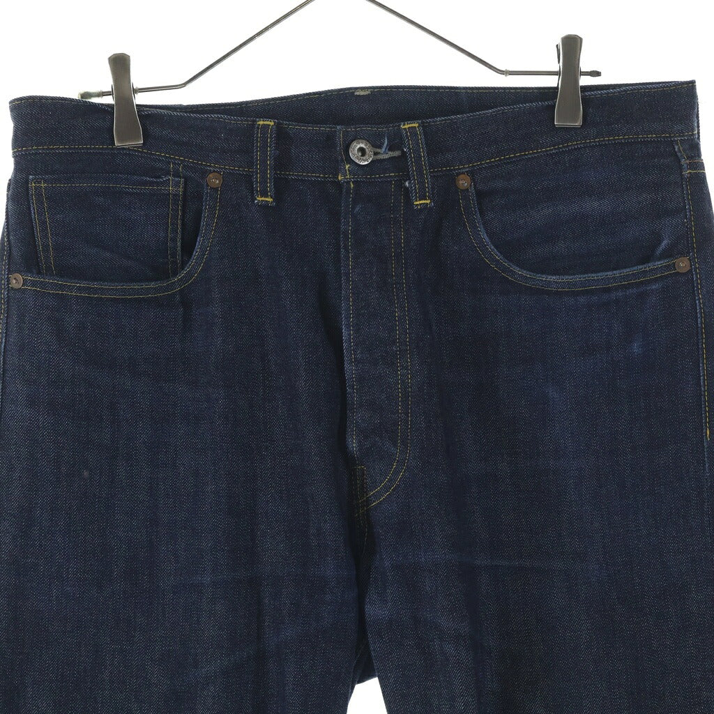 Levi's VINTAGE CLOTHING(リーバイス ビンテージ クロージング) S501XX 44年 大戦モデル復刻 ドーナツボタン 革パッチ ボタンフライ デニムパンツ インディゴ 44501-0072