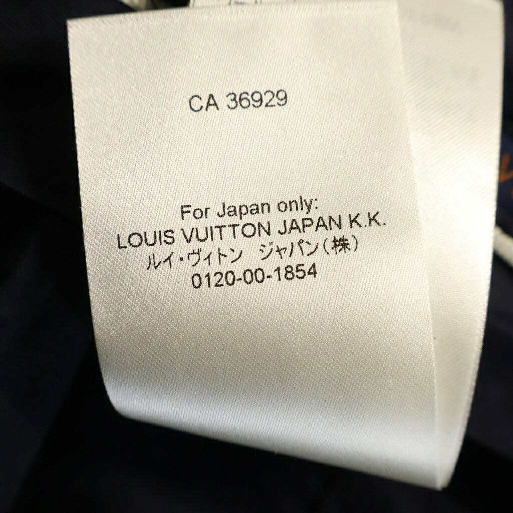 LOUIS VUITTON(ルイヴィトン) 23SS STRETCH WOOL SLACKS PANTS モノグラム ウール スラックスパンツ ネイビー RM231F MU3 HOFP8W