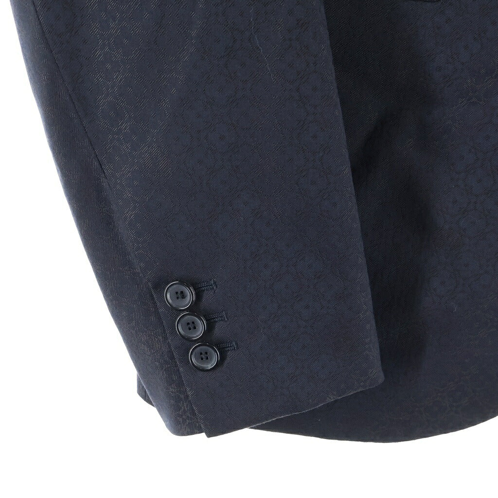 LOUIS VUITTON(ルイヴィトン) 23SS モノグラム ウール シングルテーラードジャケット ネイビー RM231F MU3 HOFJ8E