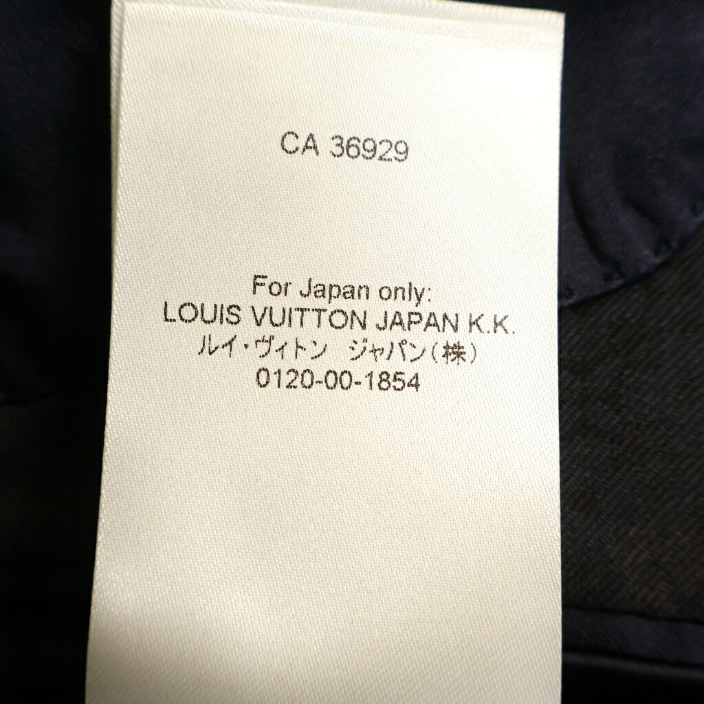 LOUIS VUITTON(ルイヴィトン) 23SS モノグラム ウール シングルテーラードジャケット ネイビー RM231F MU3 HOFJ8E