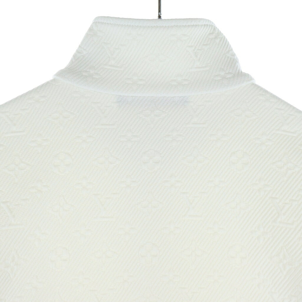 LOUIS VUITTON(ルイヴィトン) 23SS LVSE モノグラム フリース トラックジャケット ホワイト RM231Q XHM HJY45W