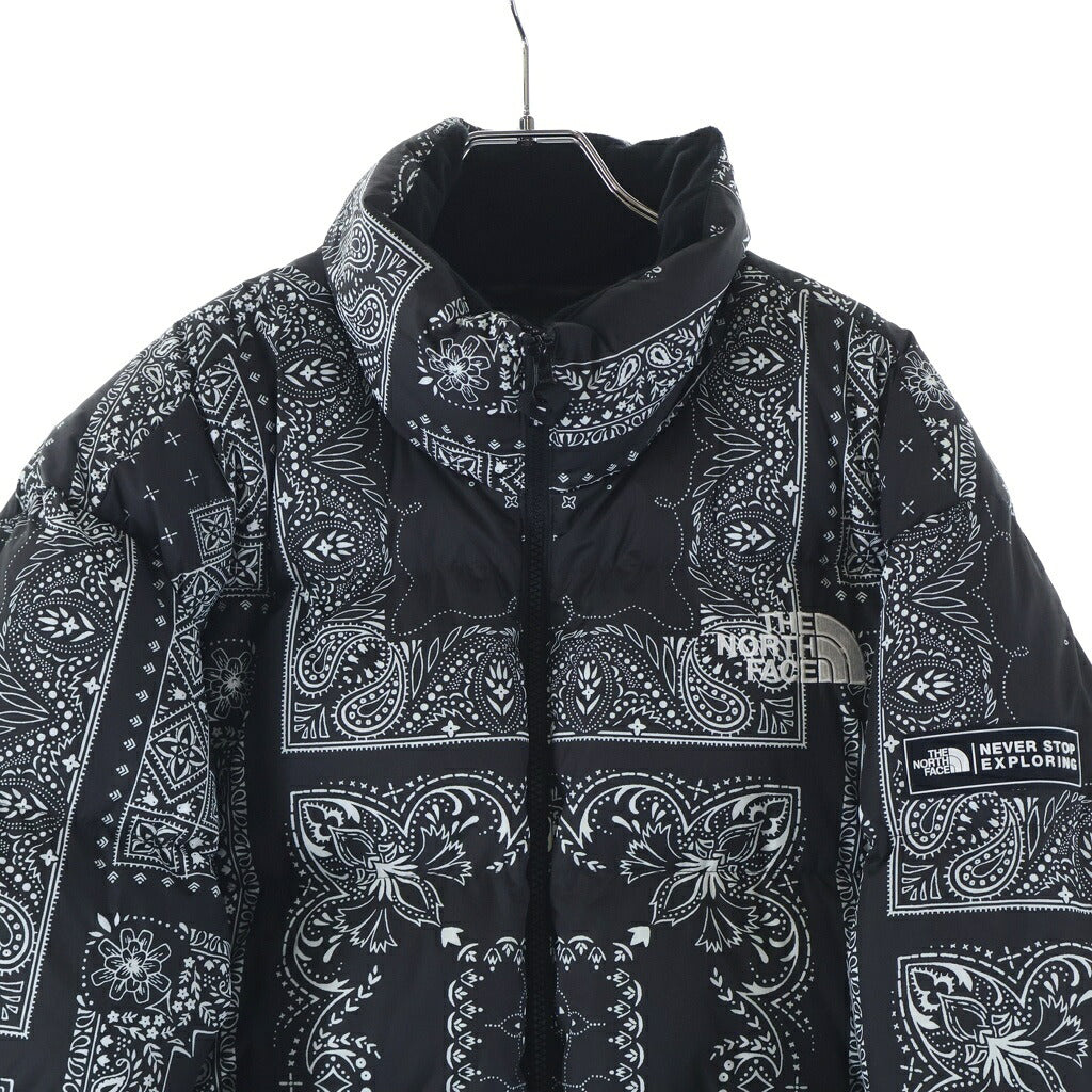 THE NORTH FACE(ザノースフェイス) NOVELTY LOFTY DOWN JACKET ノベルティ ロフティー バンダナ ダウンジャケット ブラック NJ1DM76A