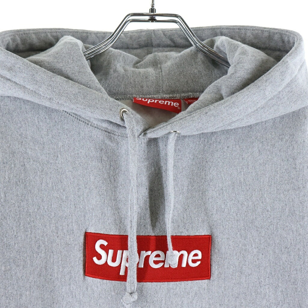 SUPREME(シュプリーム) 16AW Box Logo Hooded Sweatshirt ボックスロゴ プルオーバースウェットパーカー フーディー グレー