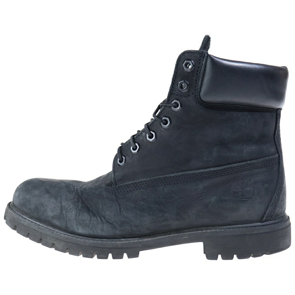 Timberland(ティンバーランド) 6INCH PREMIUM WATERPROOF BOOT 6インチ プレミアム ウォータープルーフ レースアップブーツ ブラック US10W/28cm 10073