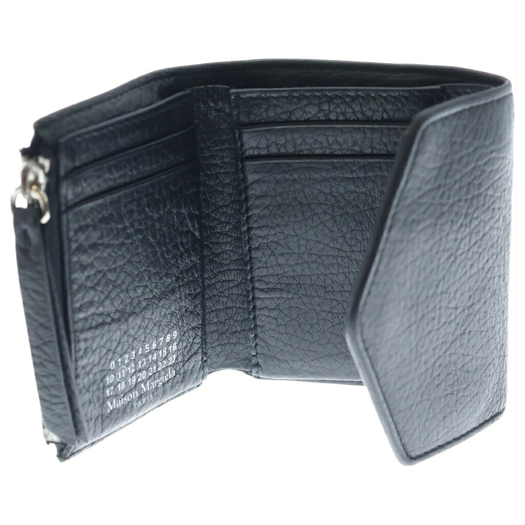Maison Margiela(メゾンマルジェラ) ENVELOPE WALLET コンパクトレザーウォレット 三つ折り財布 ブラック S56UI0136