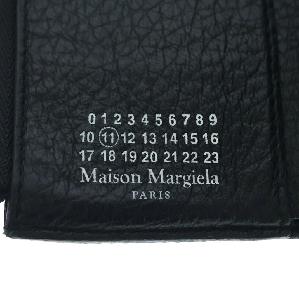 Maison Margiela(メゾンマルジェラ) ENVELOPE WALLET コンパクトレザーウォレット 三つ折り財布 ブラック S56UI0136