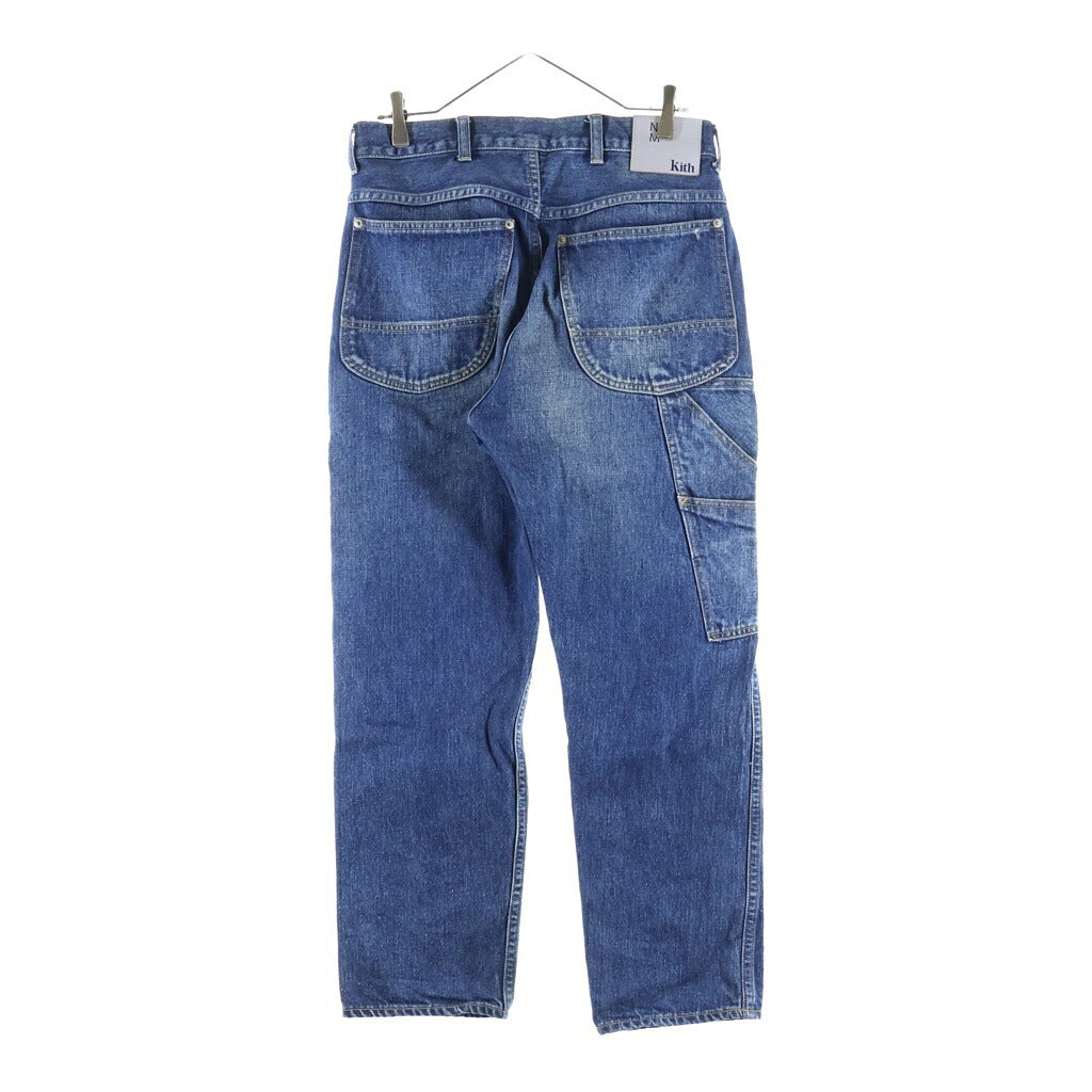 KITH(キス) ×NEW MANUAL LE PAINTER PANTS ニューマニュアル デニムペインターパンツ インディゴ