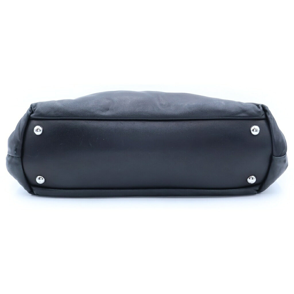 Maison Margiela(メゾンマルジェラ) GLAM SLAM グラムスラム ラムナッパレザー 2WAY ハンドバッグ ショルダーバッグ ブラック S56WC0126