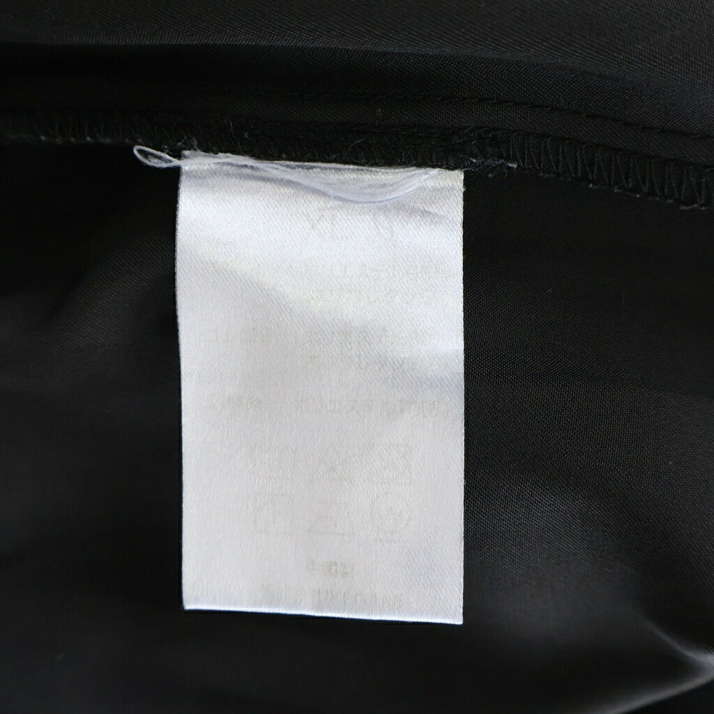 LAST NEST(ラスト ネスト) 24SS SATIN PAJAMA PANTS サテン パジャマパンツ サイドロゴ イージーパンツ ブラック