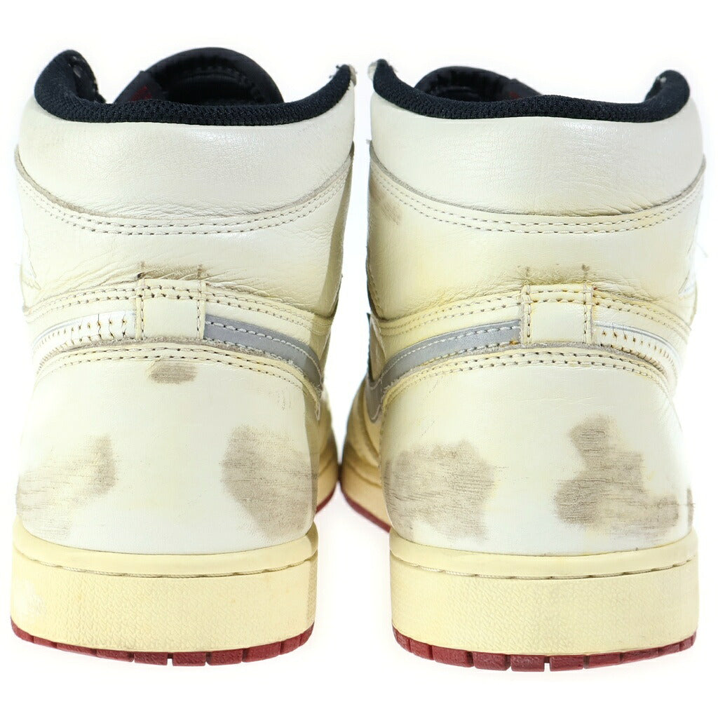 NIKE(ナイキ) ×NIGEL SYLVESTER AIR JORDAN1 RETRO HIGH OG NRG ナイジェルシルベスター エアジョーダン1 レトロ ハイカットスニーカー アイボリー US10.5/28.5cm BV1803‐106 BV1803-106