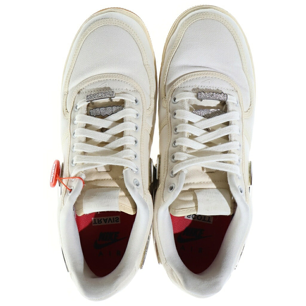 NIKE(ナイキ) ×TRAVIS SCOTT NIKE AIR FORCE 1 LOW SAIL トラヴィススコット エアフォース1 セイル ローカットスニーカー アイボリー US11/29cm AQ4211-101