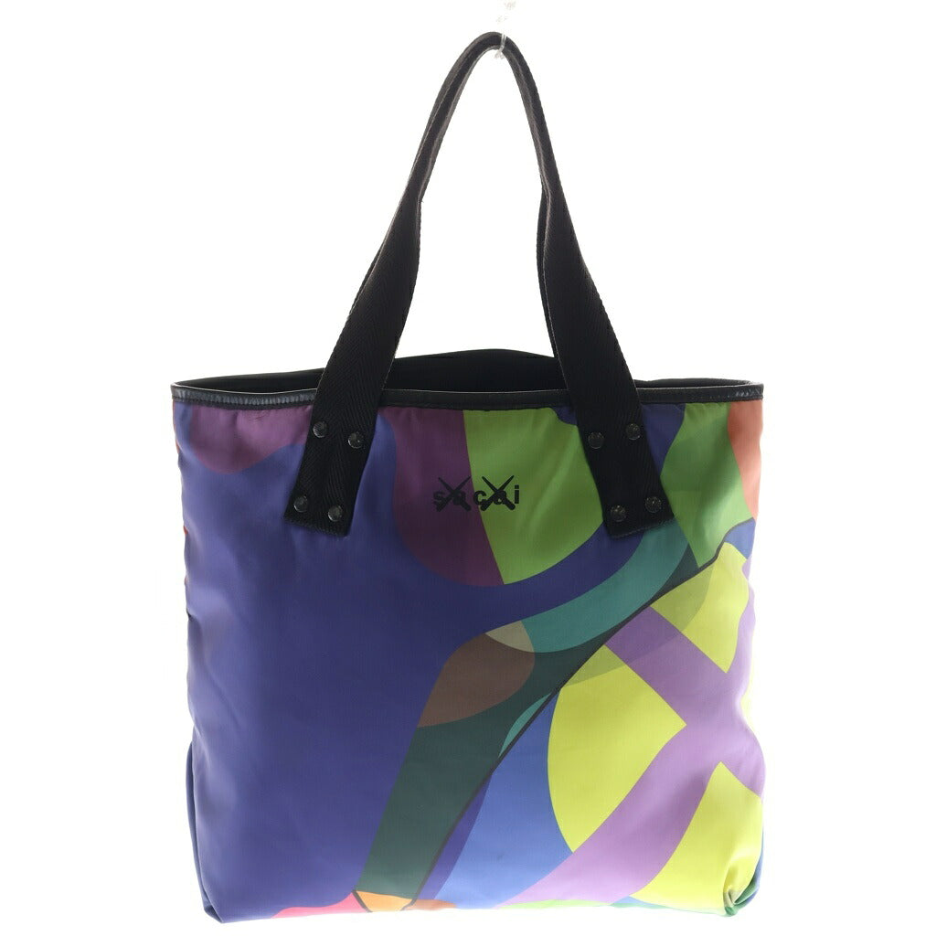 Sacai(サカイ) 21AW ×KAWS TOTE LARGE カウズ カモフラ柄 ラージトートバッグ マルチカラー 21-0254S