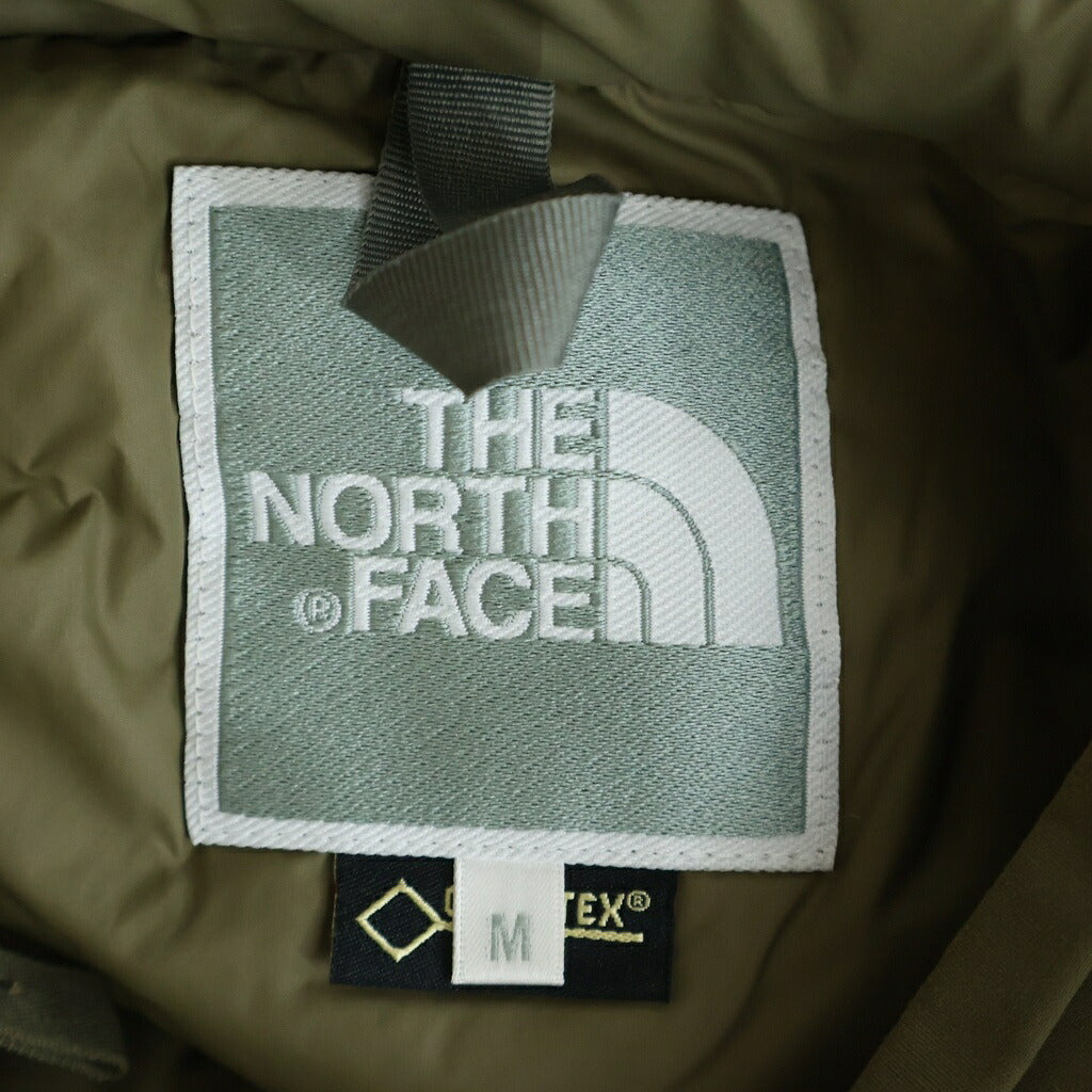 THE NORTH FACE(ザノースフェイス) GORE-TEX MOUNTAIN DOWN COAT ゴアテックス ジップアップ フーデッドマウンテンダウンコート ブラック/カーキ NDW91835