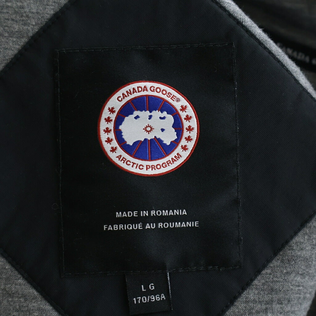 CANADA GOOSE(カナダグース) SIMCOE FLEECE HOODY シムコー ボア ジップアップパーカー フーディー グレー/ブラック 7016W