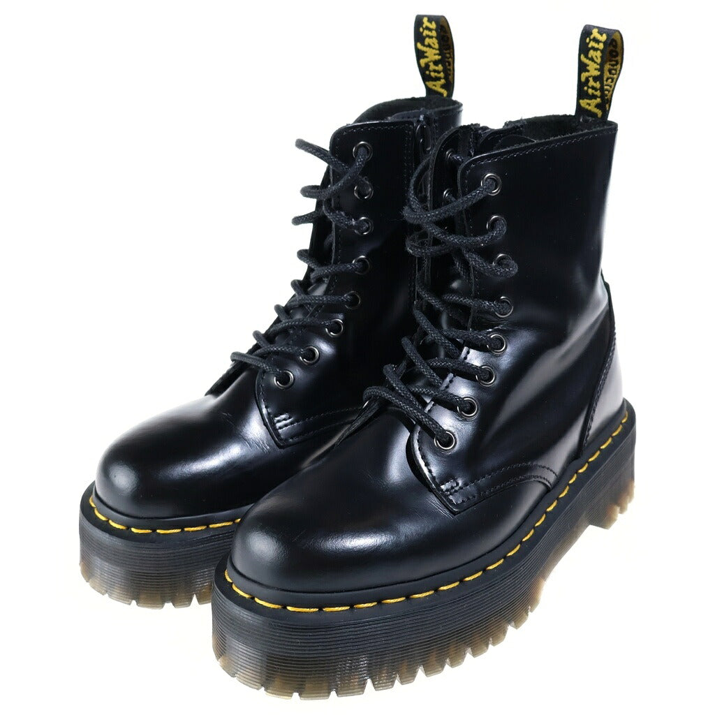 Dr.Martens(ドクターマーチン) JADON 8EYE BOOT ジェイドン レザー 8ホールブーツ ブラック レディース 15265001