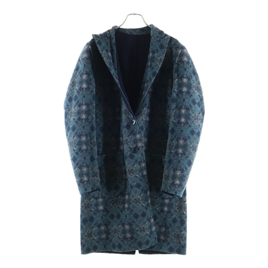 ETRO(エトロ) リバーシブル チェスターコート ネイビー/ブルー 222-1C342-0102