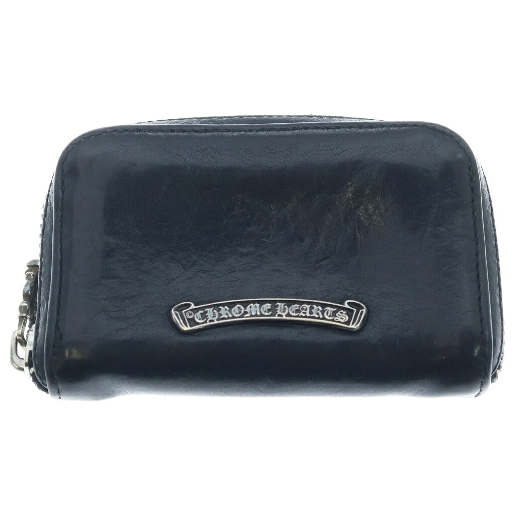 CHROME HEARTS レザー ケース 小銭入れ ダガー クロムハーツ CHROME HEARTS(クロムハーツ) COIN CASE ダガーラウンドジップ レザー