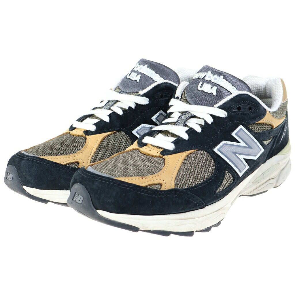 New Balance(ニューバランス) M990BB3 スエード ローカットスニーカー ブラック/ブラウン US8/26cm