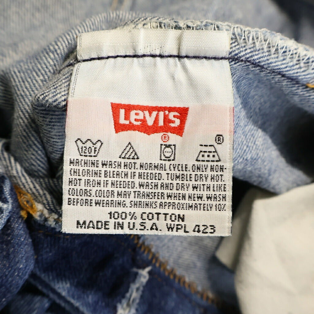 Levi's(リーバイス) 90S VINTAGE 501XX ヴィンテージ USA製 ボタン裏653 スモールE ストレートデニムパンツ インディゴ 501-0000