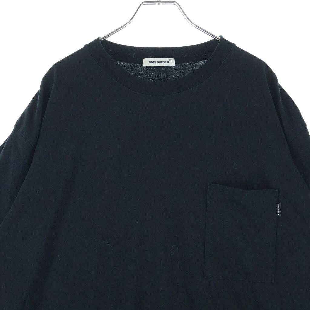 UNDERCOVER(アンダーカバー) 26SS GURUGURU Tee グルグル バックグラフィックプリントTシャツ 半袖クルーネックカットソー ブラック UP1F9801